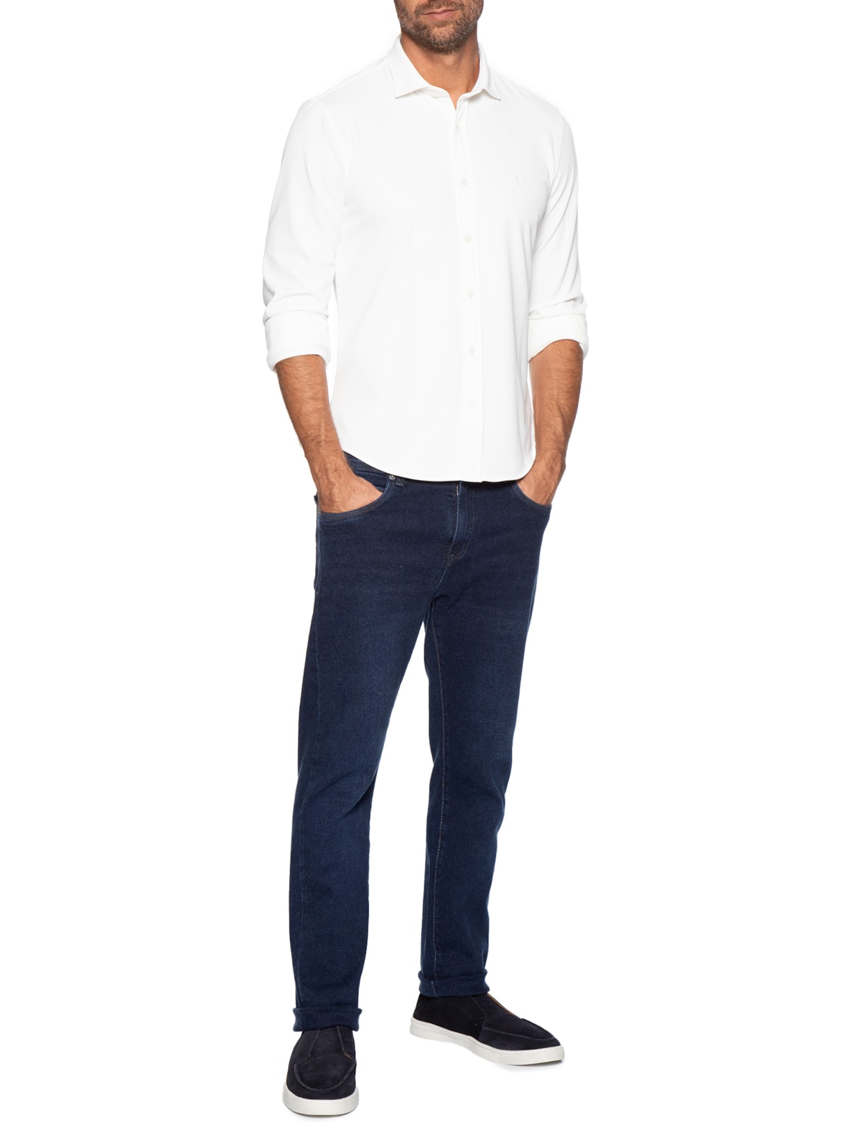 Calça Jeans Masculina Slim Dark Azul Sergio K