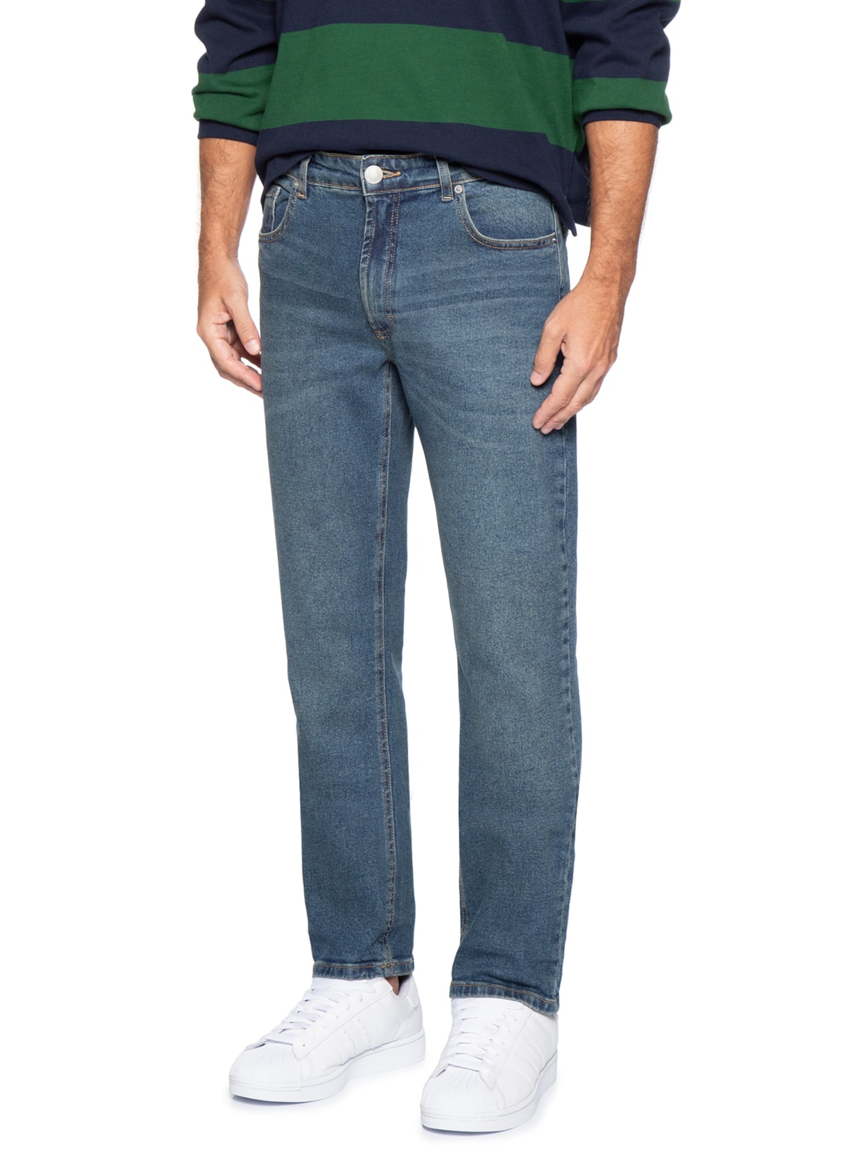 Calça Jeans  Masculina Slim Fit Azul Hering