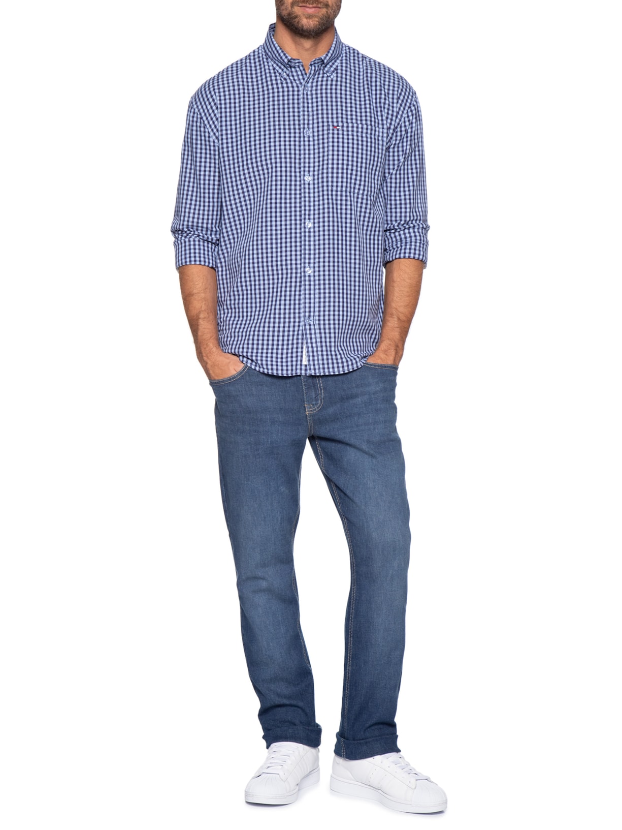 Calça Jeans Masculina Slim Fit Scanton Azul Tommy Jeans