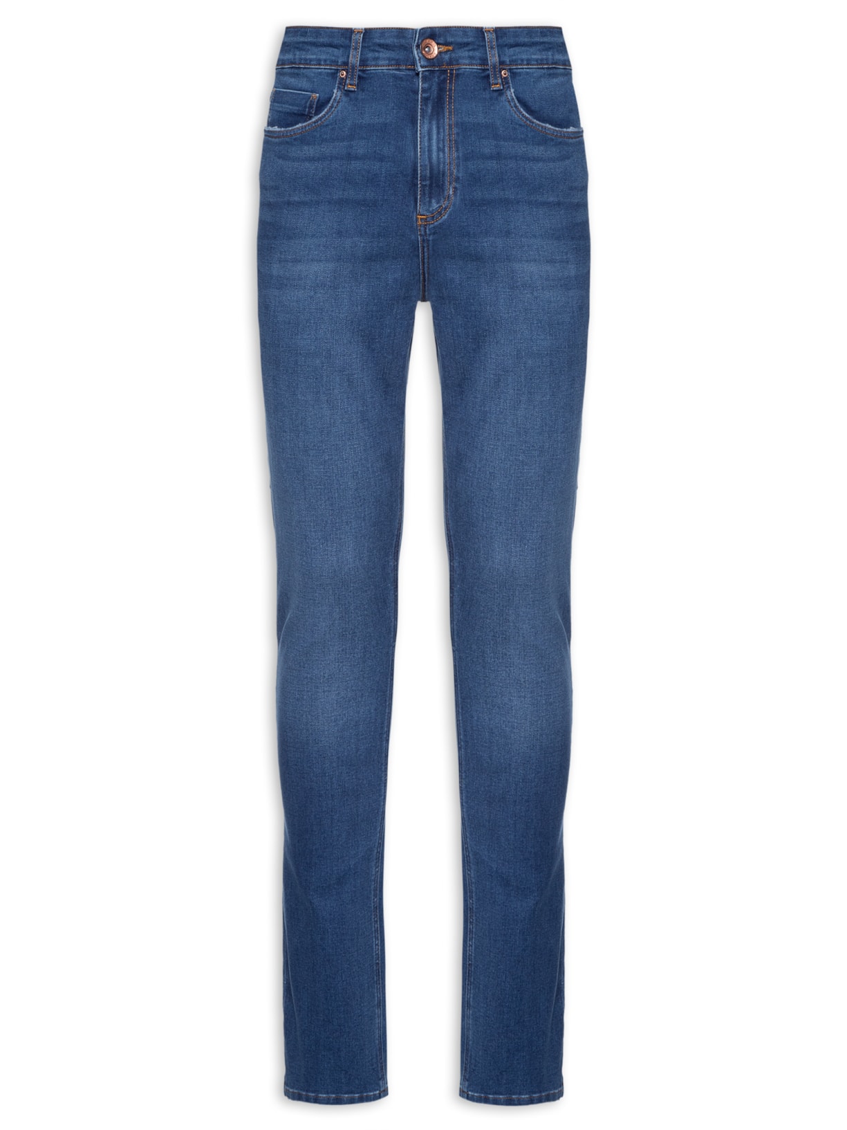 Calça Jeans Masculina Slim Méia x Treme - Azul