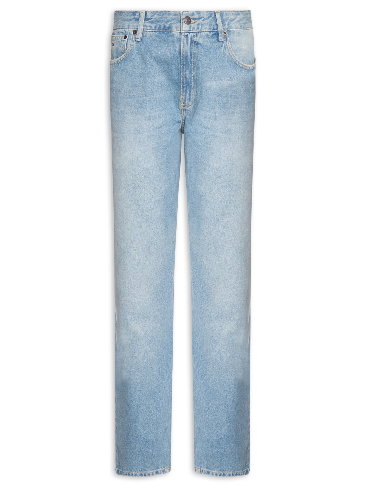 Calça Jeans Masculina Slim Straight Fit Ryan CBF DI2014 Azul Tommy Jeans