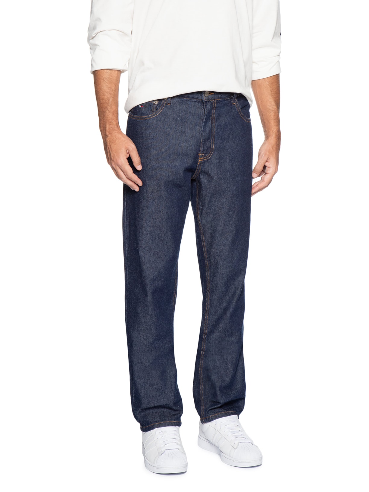 Calça Jeans Masculina Slim Straight Ryan Azul Tommy Jeans