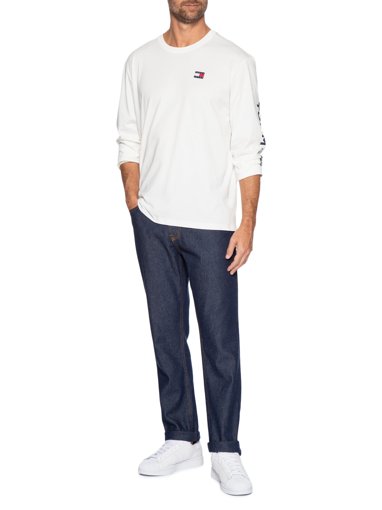 Calça Jeans Masculina Slim Straight Ryan – Azul Tommy Jeans