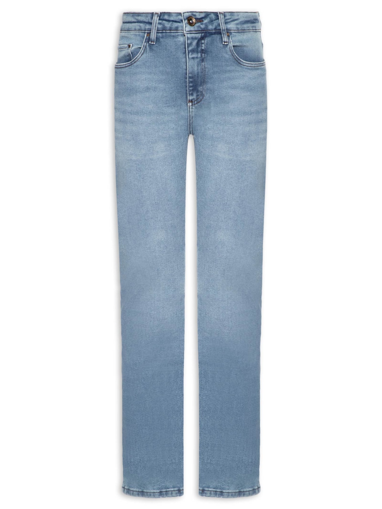 Calça Jeans Masculina Slim Vintage Média (PA) - Azul