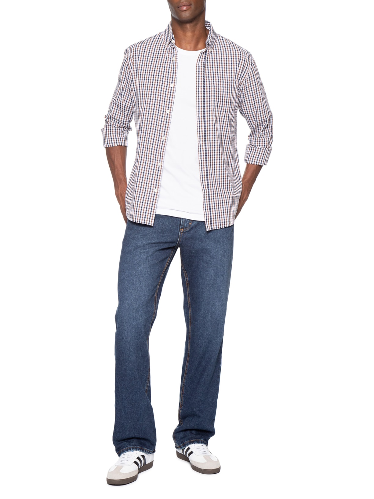 Calça Jeans Masculina Soft Touch Reta Azul Hering