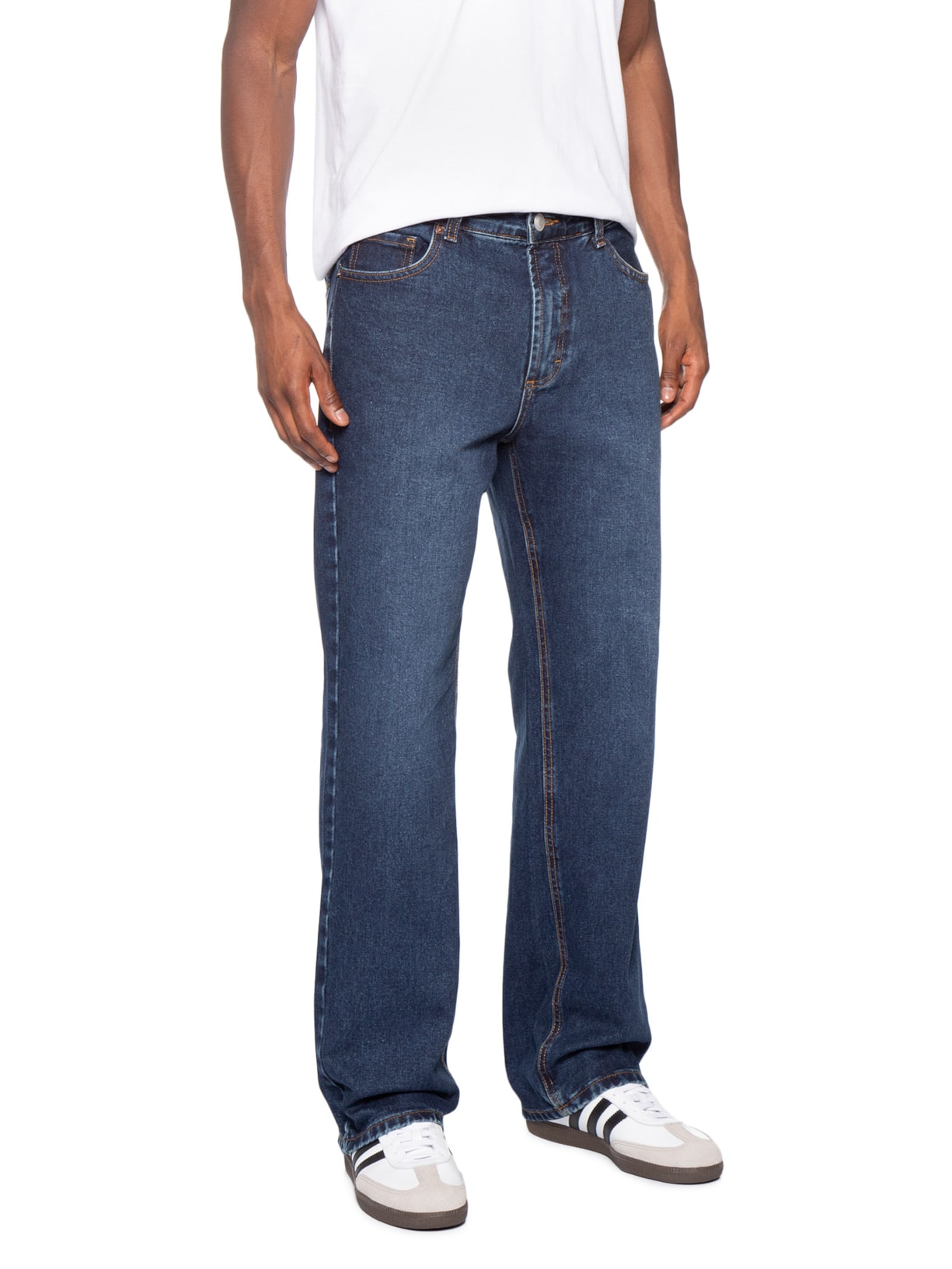 Calça Jeans Masculina Soft Touch Reta Azul Hering