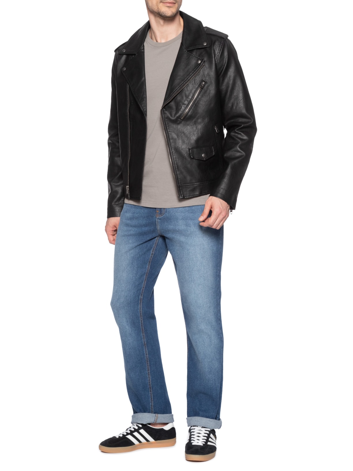 Calça Jeans Masculina Straight 5 Pockets Azul Calvin Klein Jeans