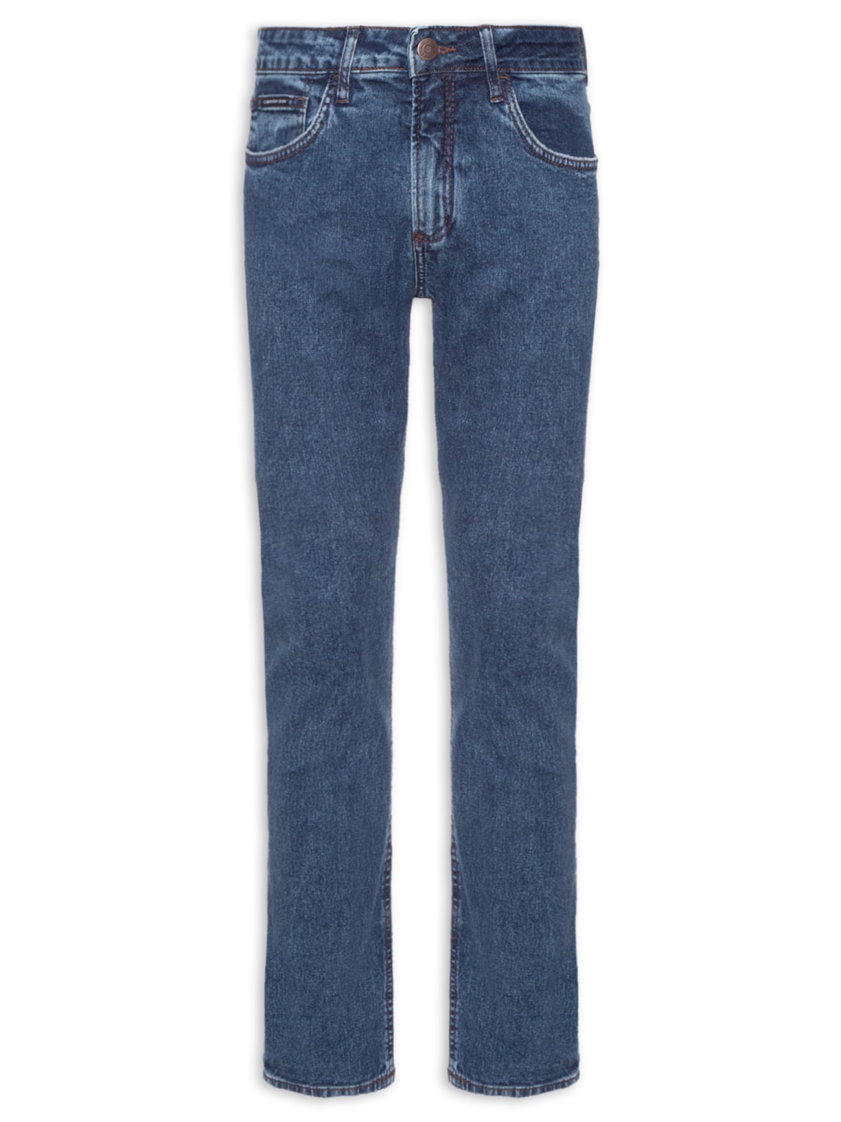 Calça Jeans Masculina Super Skinny 5 Pockets - Azul