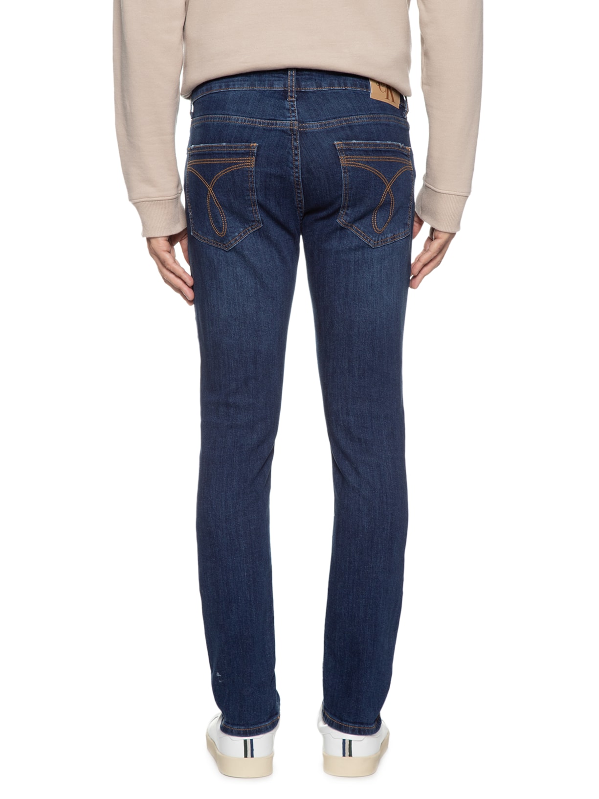 Calça Jeans Masculina Super Skinny Fili Duplo Calvin Klein Jeans