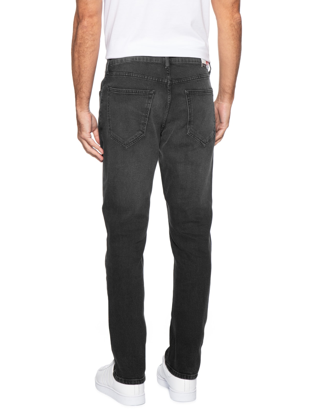 Calça Jeans Masculina Tapered Fit Austin Slim DI1286 Preto Tommy Jeans