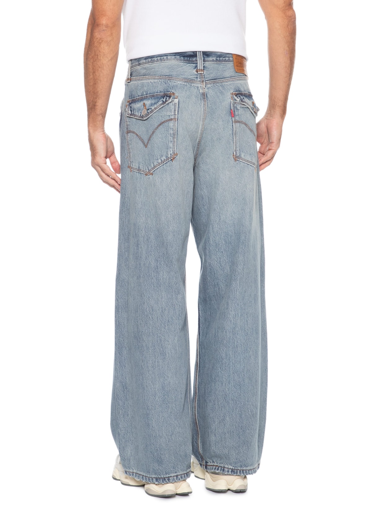Calça Jeans Masculina Twisted Baggy Wide Leg Azul Levi's
