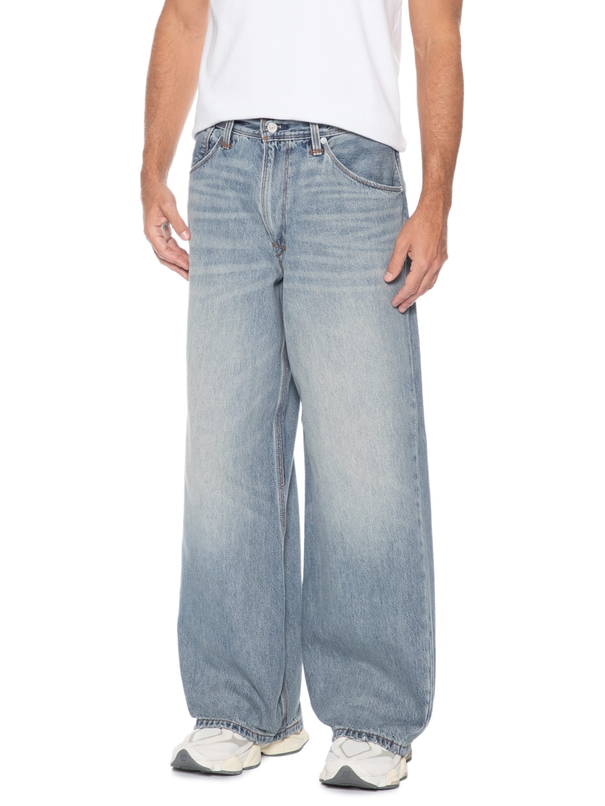Calça Jeans Masculina Twisted Baggy Wide Leg – Azul Levi's