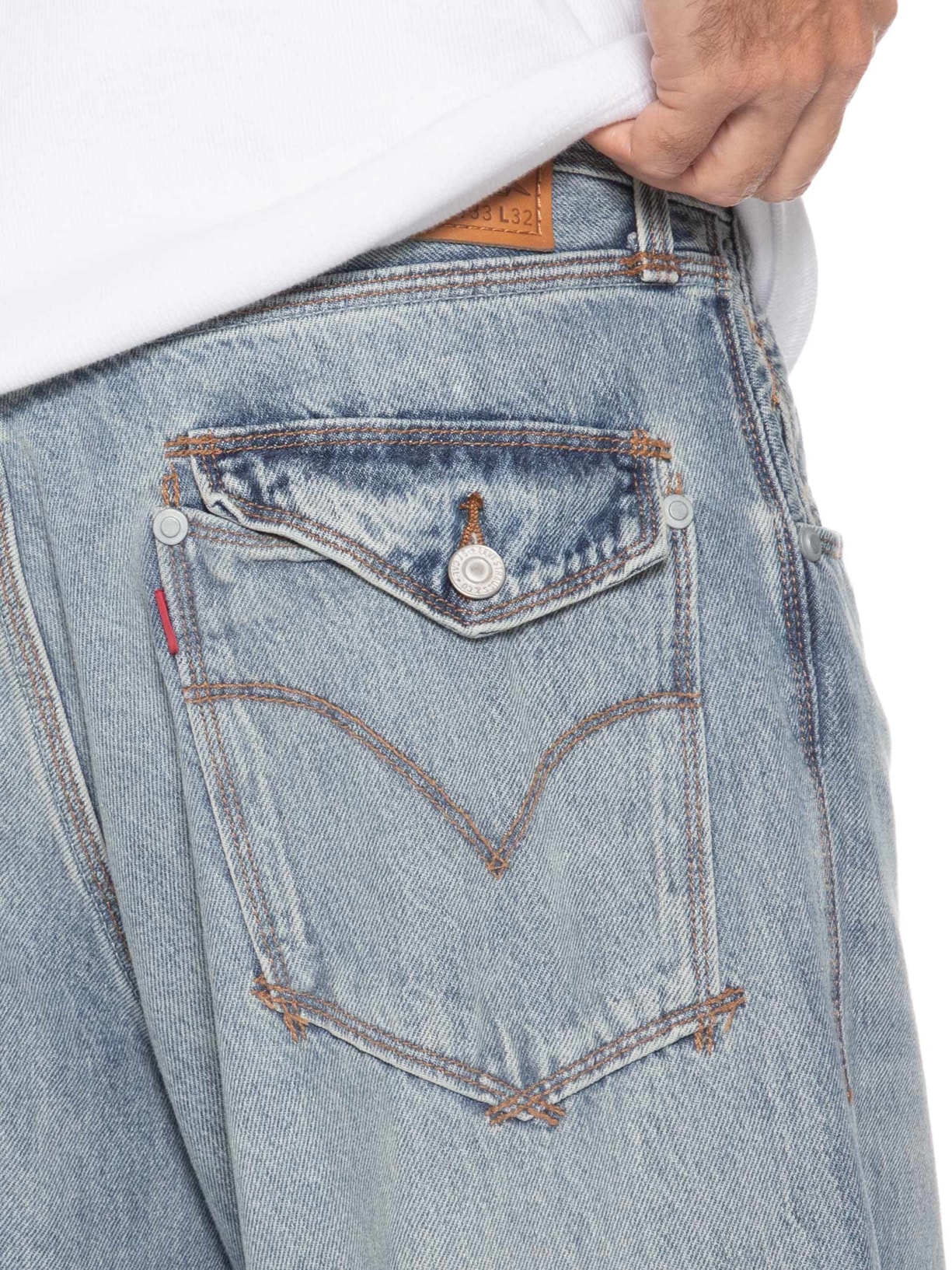 Calça Jeans Masculina Twisted Baggy Wide Leg – Azul Levi's