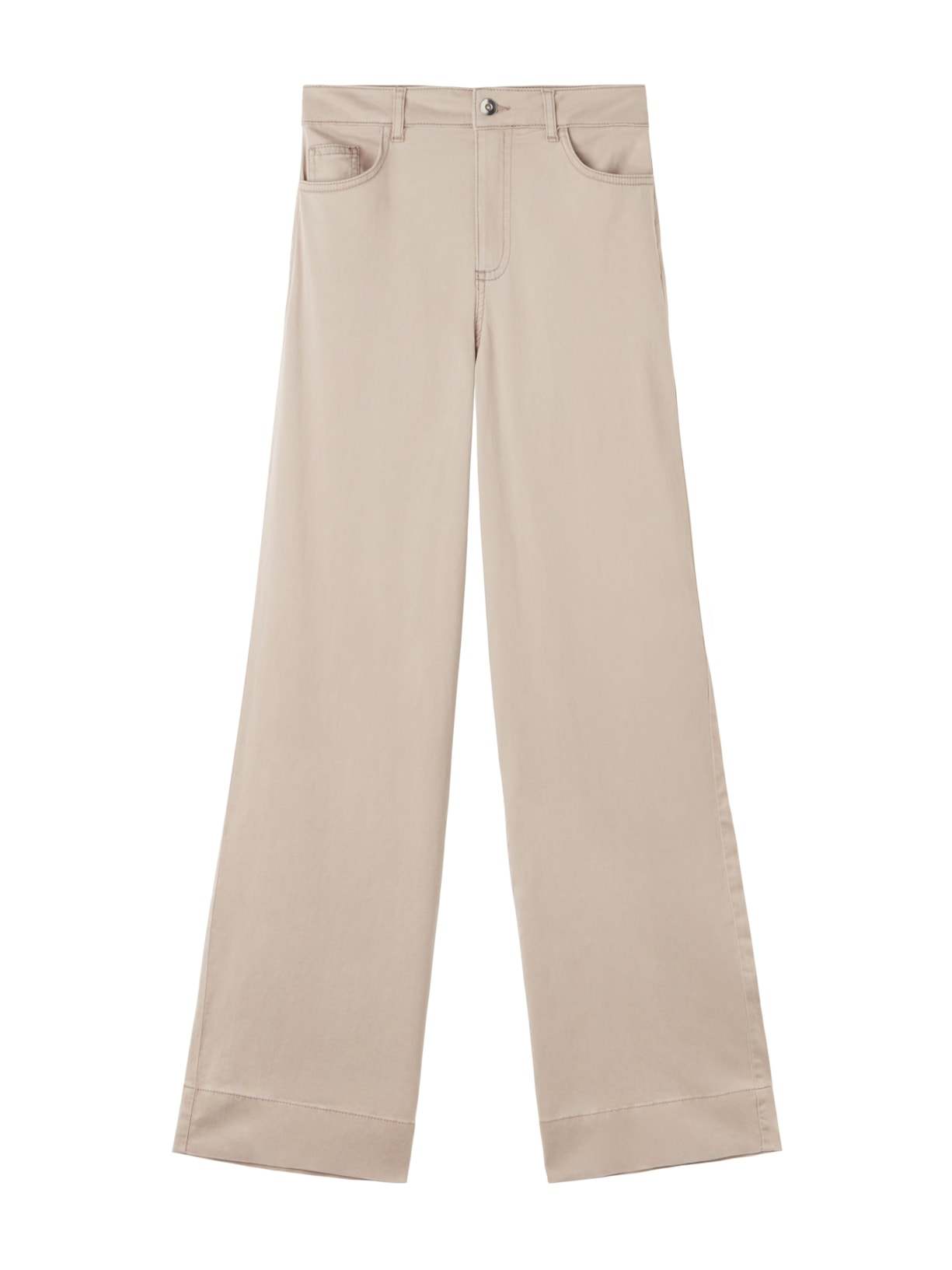 Calça Jeans Pantalona Eco - Off-White