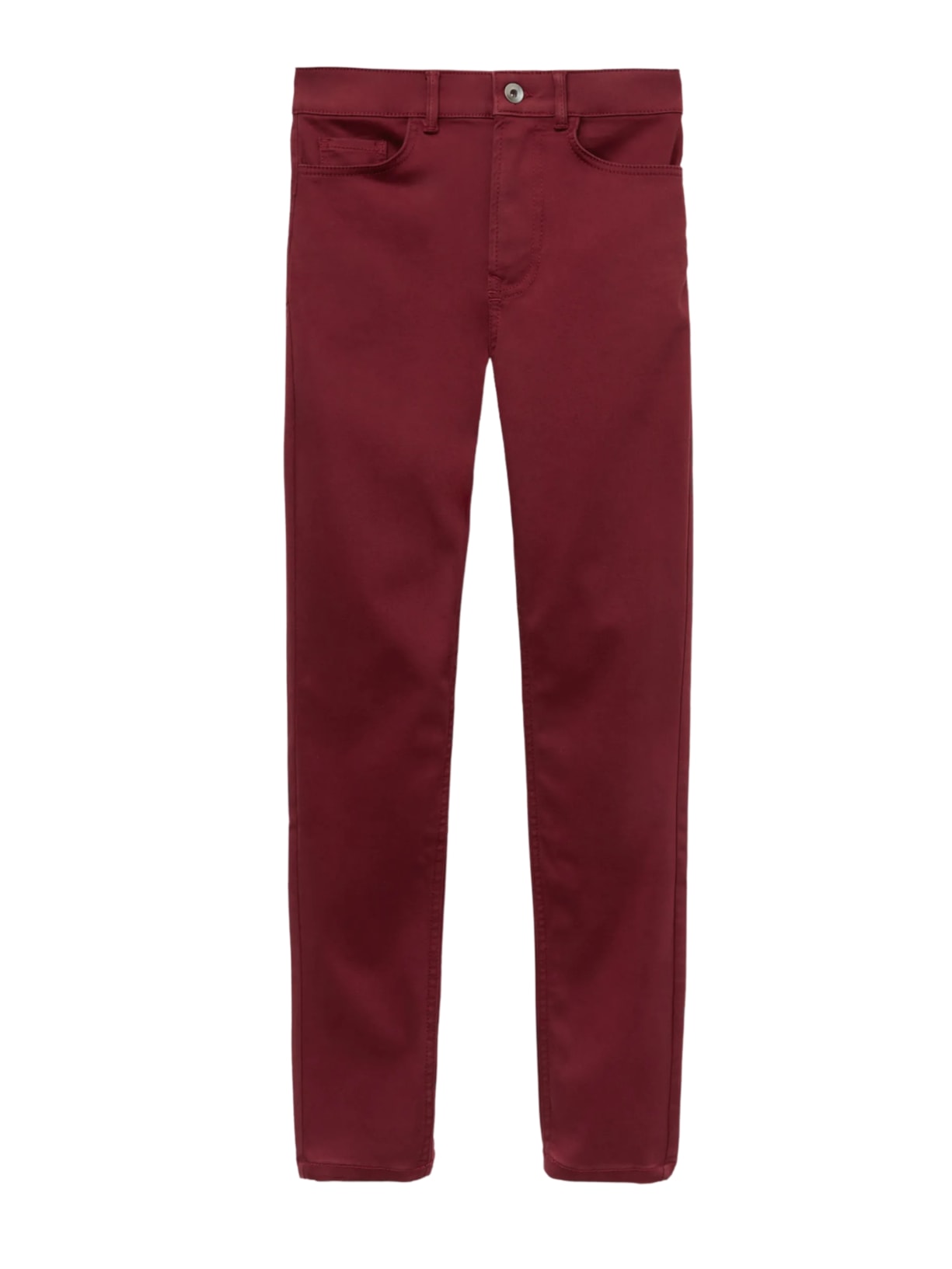 Calça Jeans Push-Up Skinny Soft Touch - Vermelho