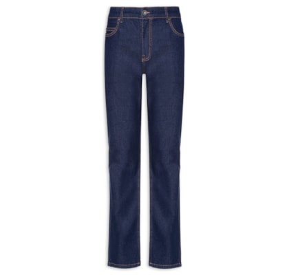 Calça Jeans Reta Masculina Regular Apolo - Azul