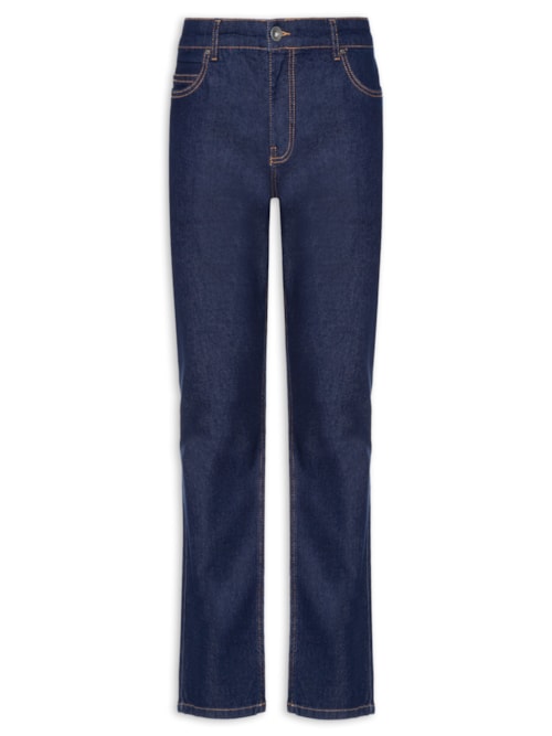 Calça Jeans Reta Masculina Regular Apolo - Azul