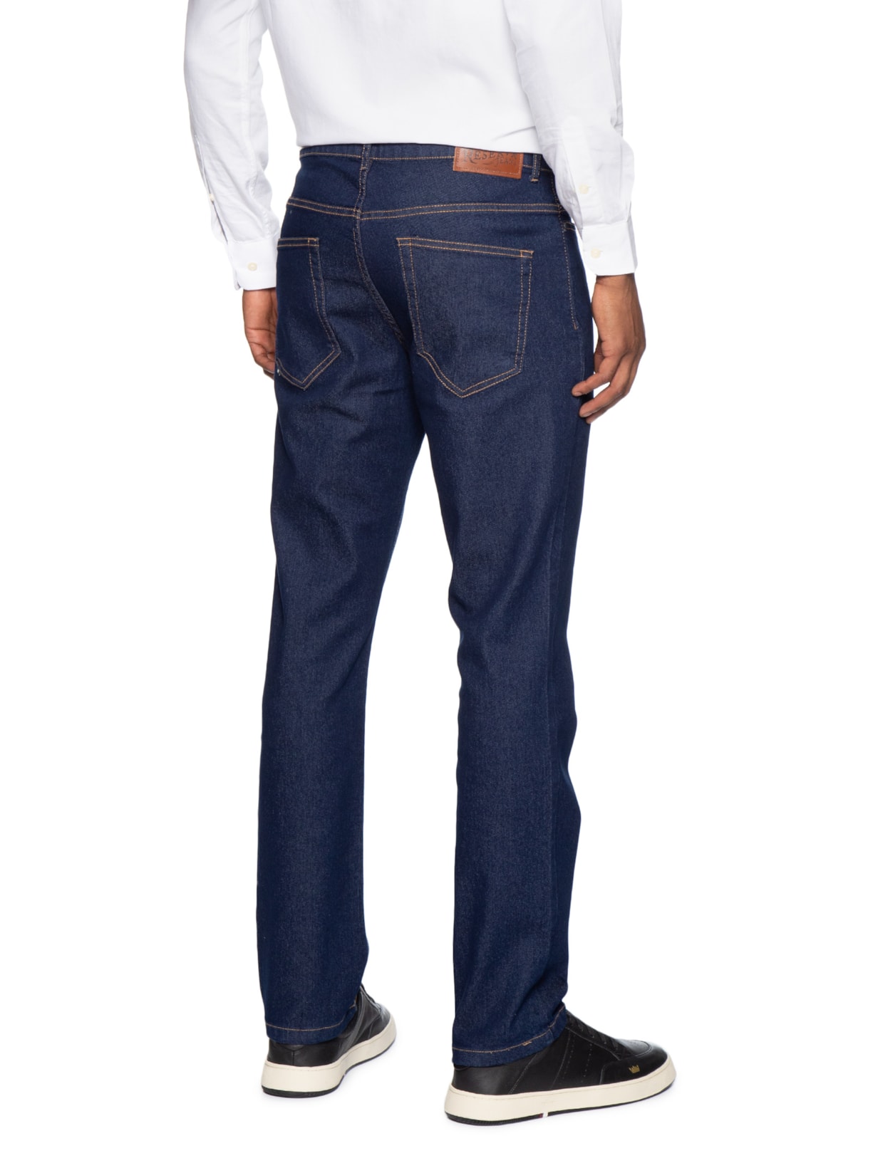 Calça Jeans Reta Masculina Regular Apolo Azul Reserva