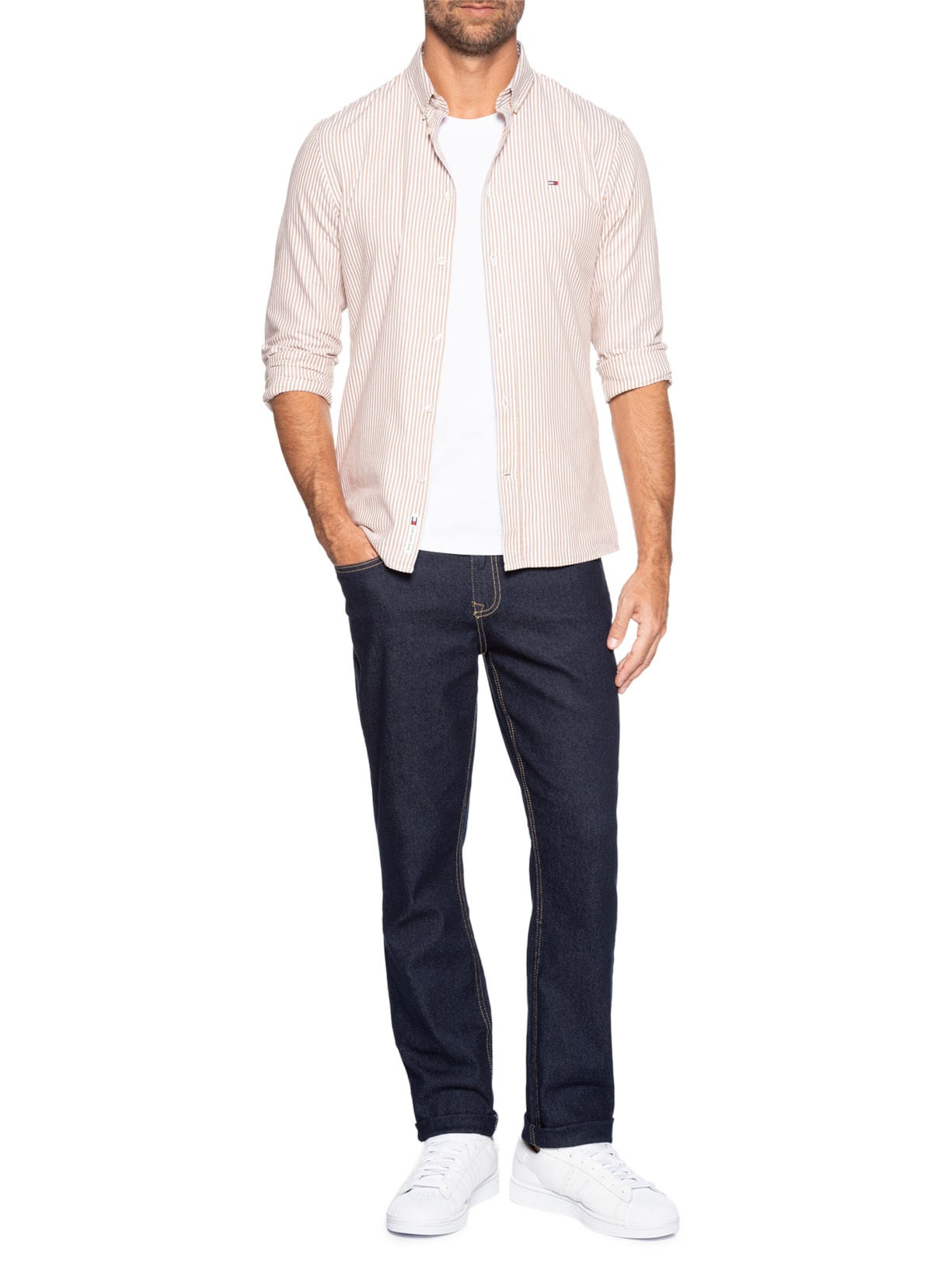 Calça Jeans Scanton Masculina Slim Fit Azul Tommy Jeans