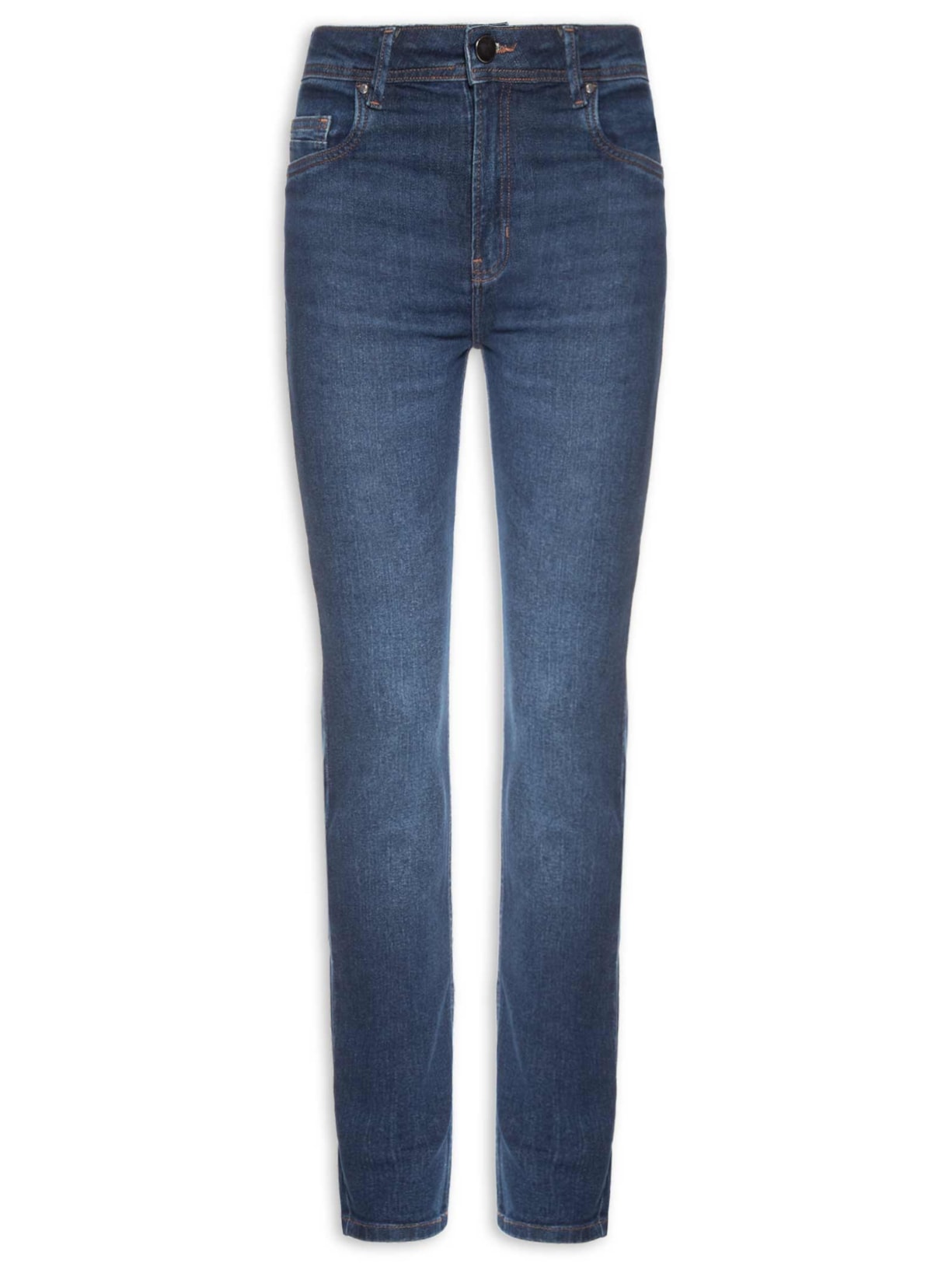 Calça Jeans Skinny Basic High Feminina Azul Animale