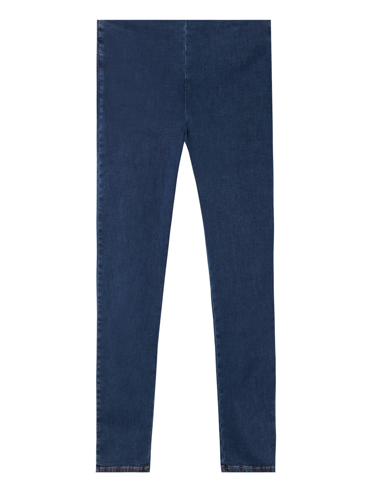 Calça Jeans Skinny Com Cintura Alta - Azul
