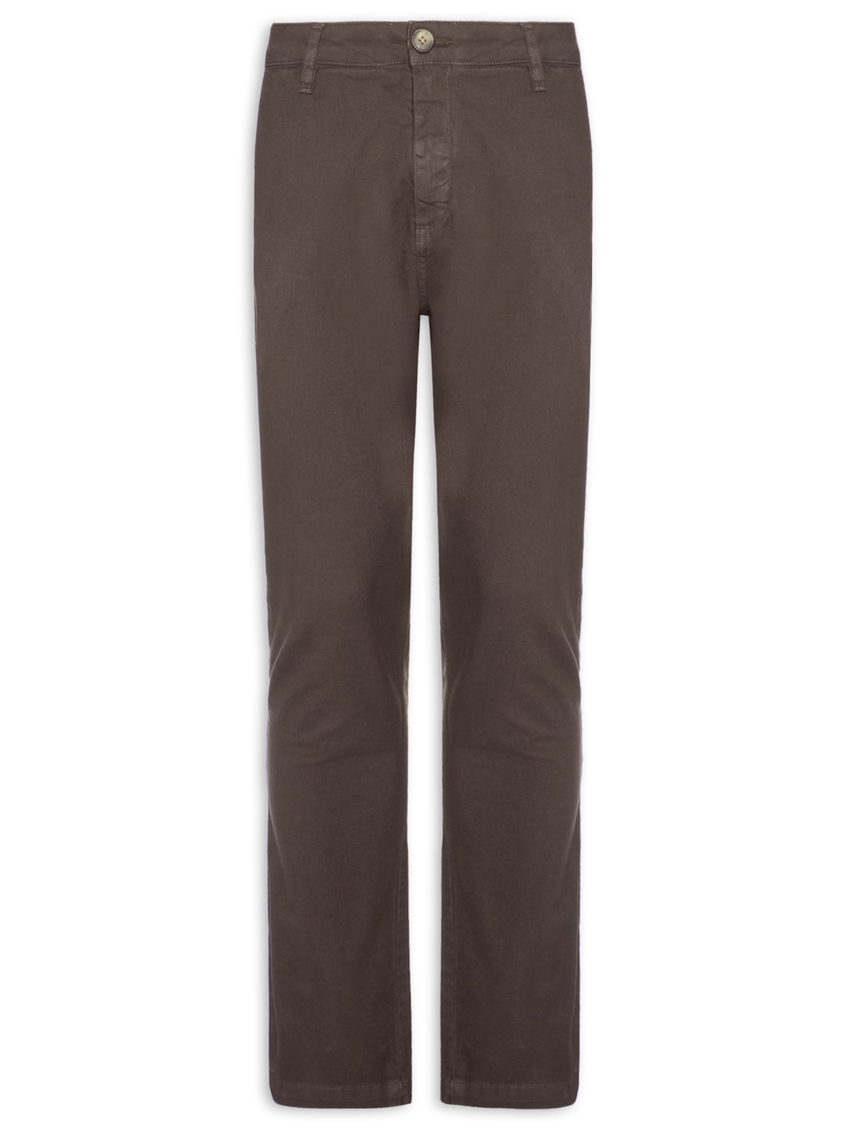 Calça Jeans Slim Masculina Chino II – Marrom
