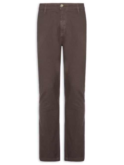Calça Jeans Slim Masculina Chino II – Marrom
