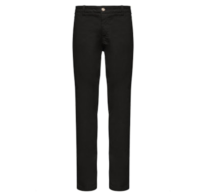 Calça Jeans Slim Masculina Contemporânea Casual Iron   - Preto