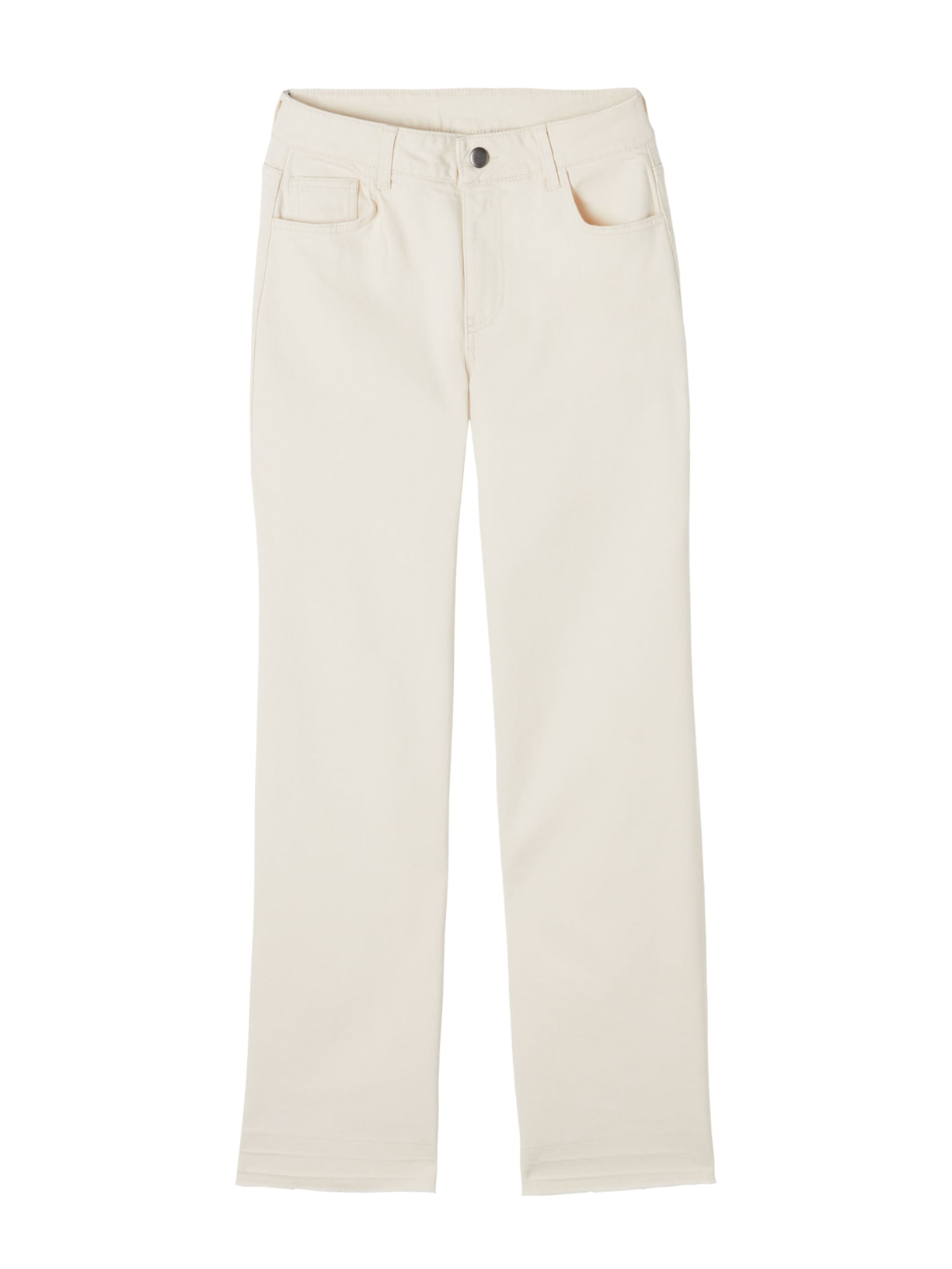 Calça Jeans Wide Leg - Off-White