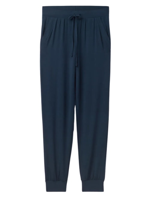 Calça Jogger Em Modal - Azul
