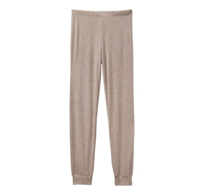Calça Jogger Em Modal Com Cashmere Luxury Softness - Marrom