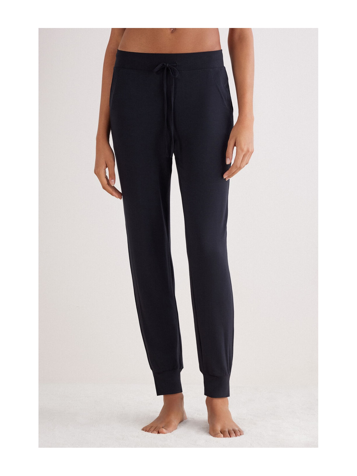 Calça Jogger Em Modal Preto Intimissimi