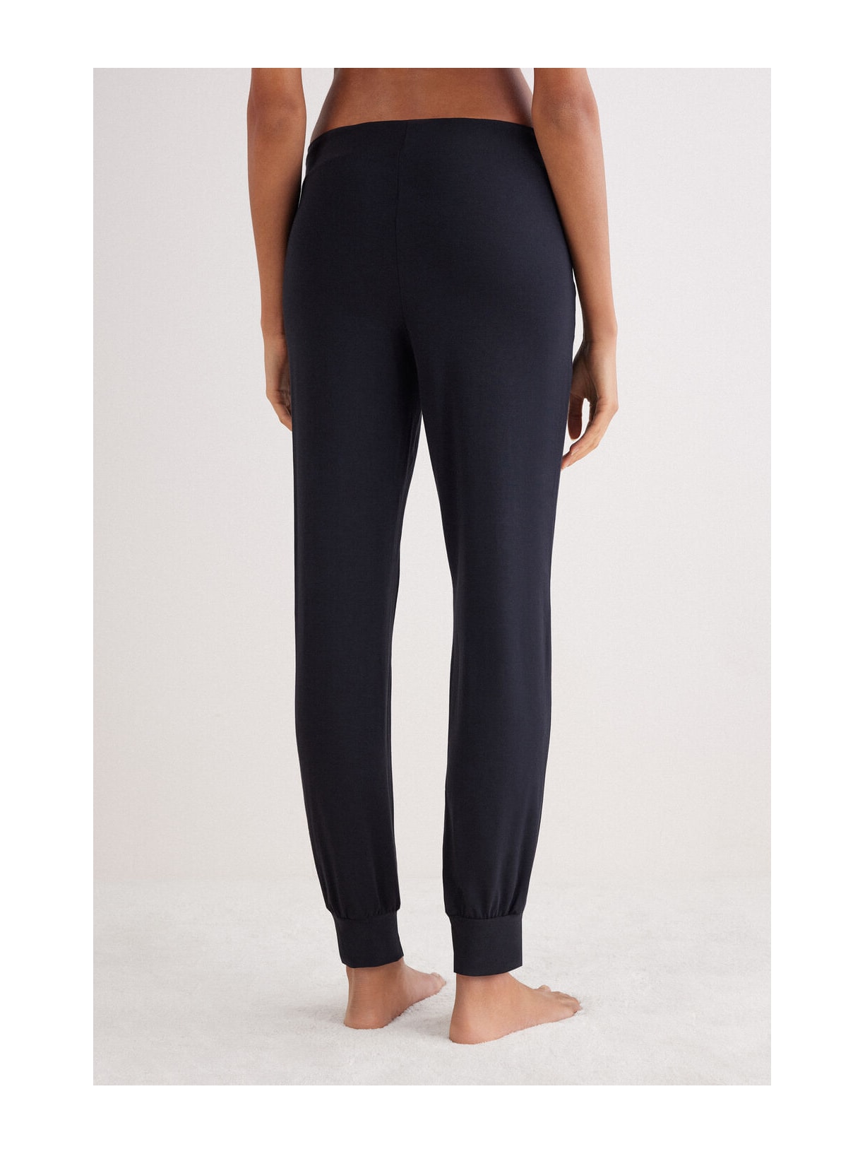Calça Jogger Em Modal Preto Intimissimi