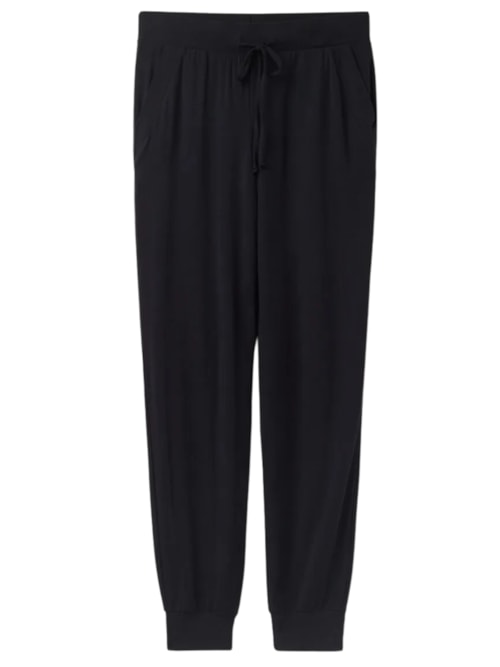 Calça Jogger Em Modal - Preto