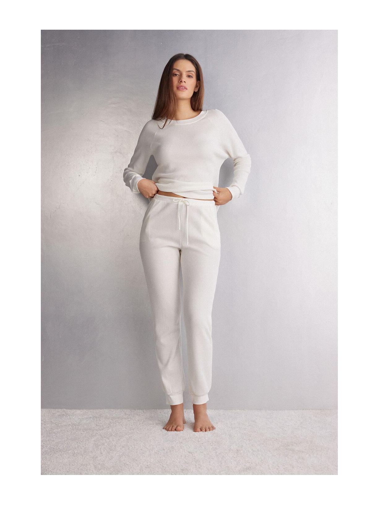 Calça Jogger Glisten In The Light Marfim Intimissimi