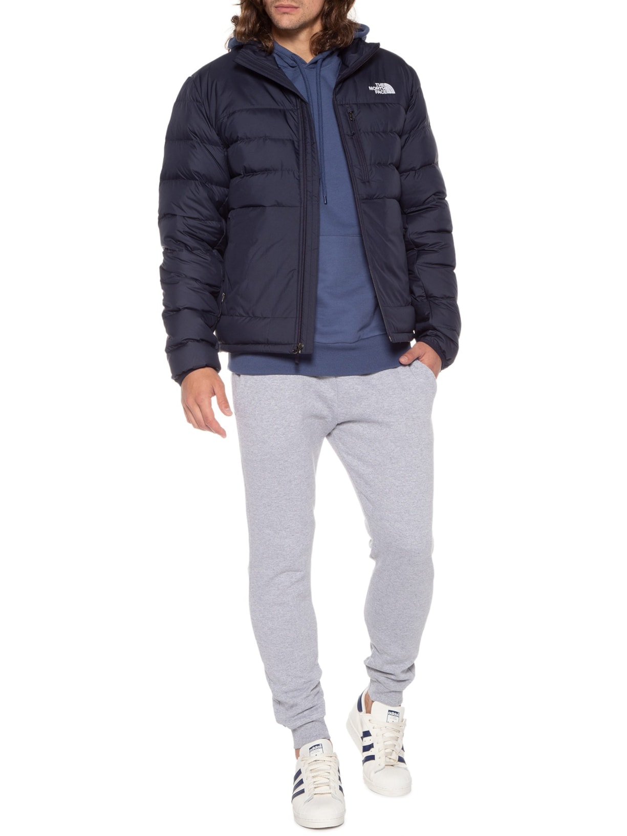 Calça Jogger Moletom Cinza Basiq Men