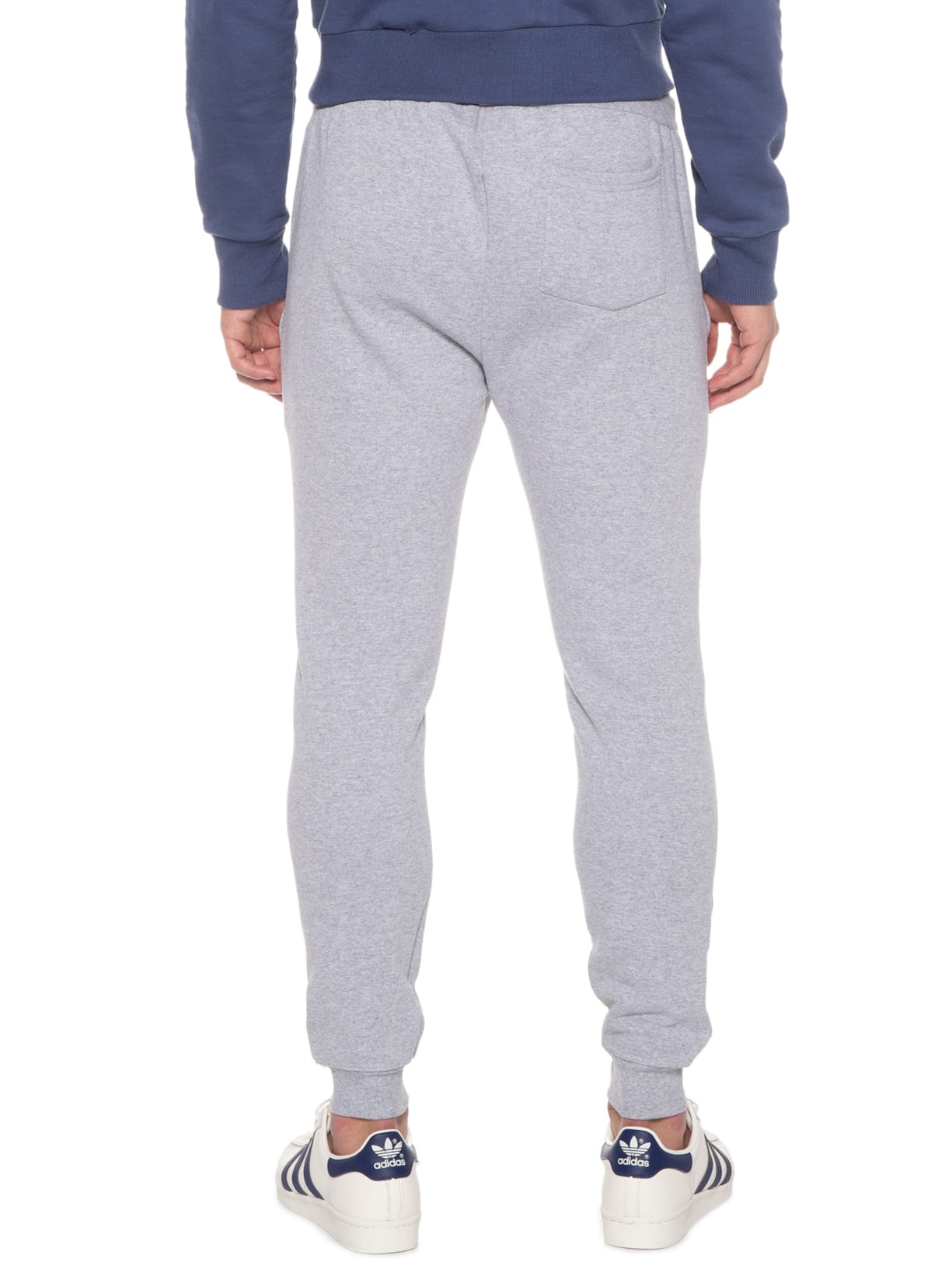 Calça Jogger Moletom Cinza Basiq Men