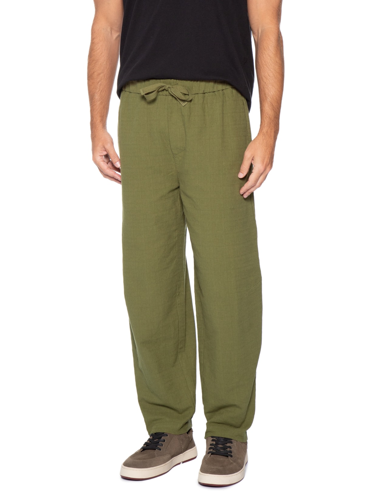 Calça Jogging Masculina Cotton Texture Verde Osklen
