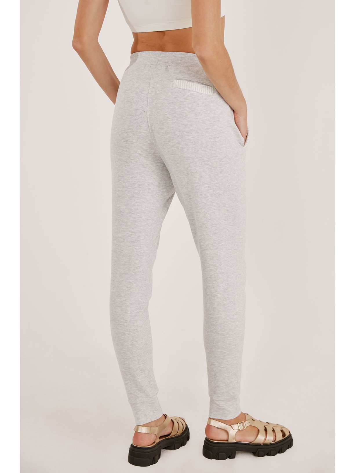 Calça Jogging Mescla Claro Noronha Yogini