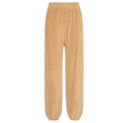 Calça Jogging Veludo Feminina – Bege