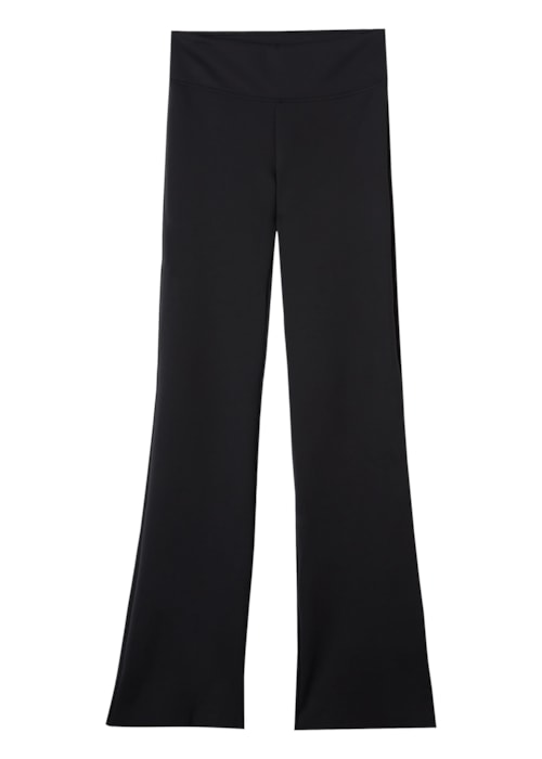 Calça Legging Boca De Sino Soft Touch Confortáveis - Preto