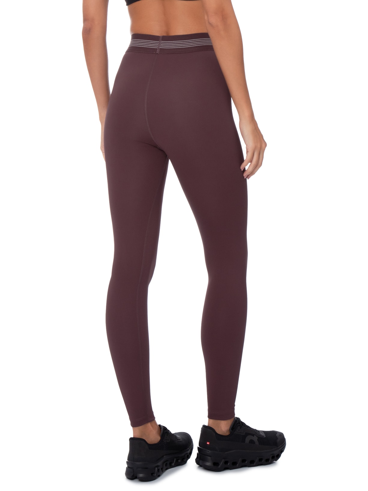 Calça Legging Feminina Ac 25 Marrom New Balance