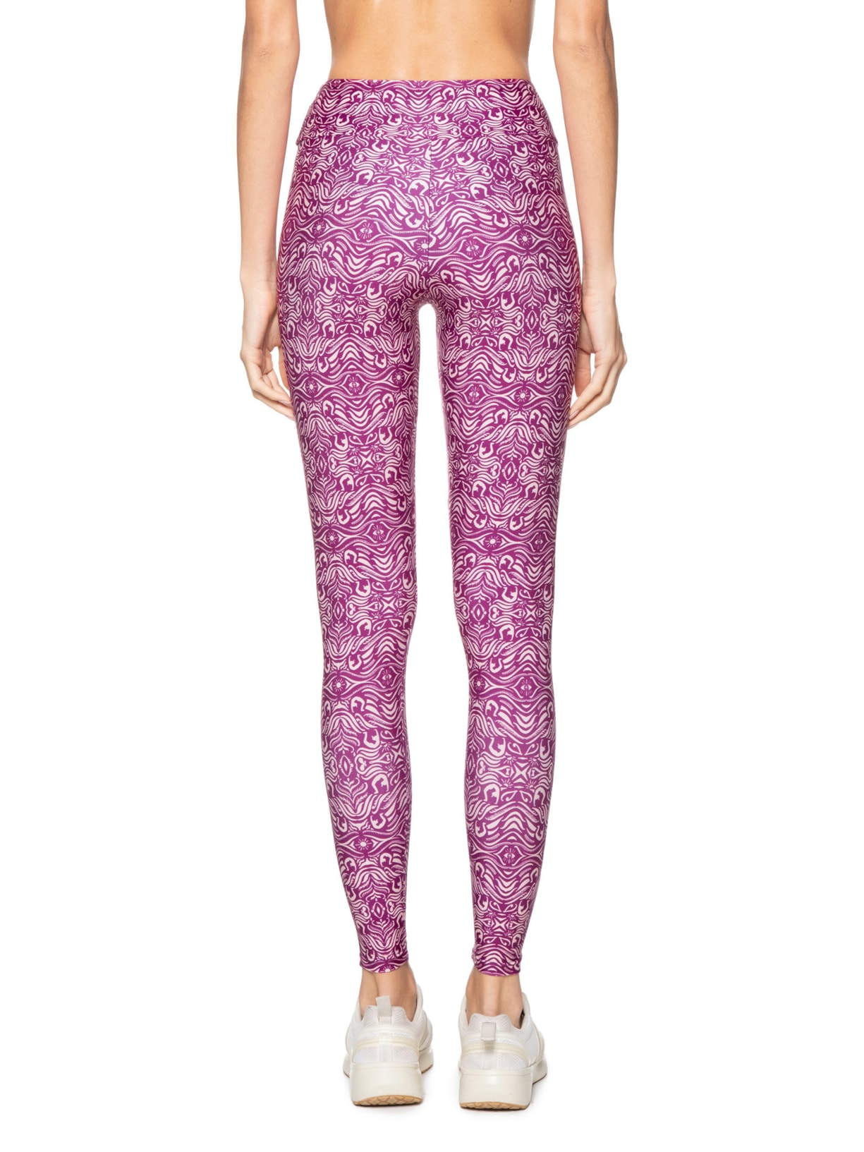 Calça Legging Feminina Estampada High Rosa