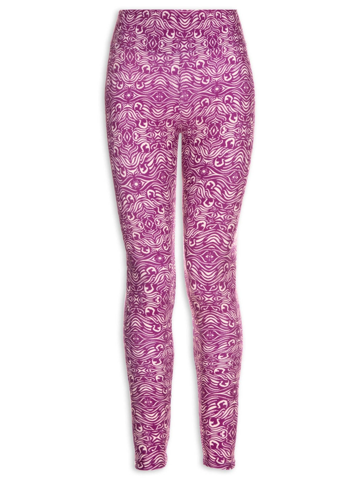 Calça Legging Feminina Estampada High - Rosa