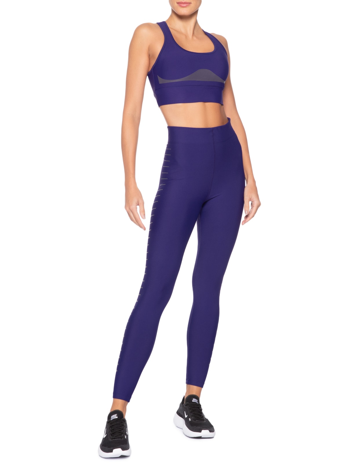 Calça Legging Feminina Hydefit Adaptiv Roxo Live!