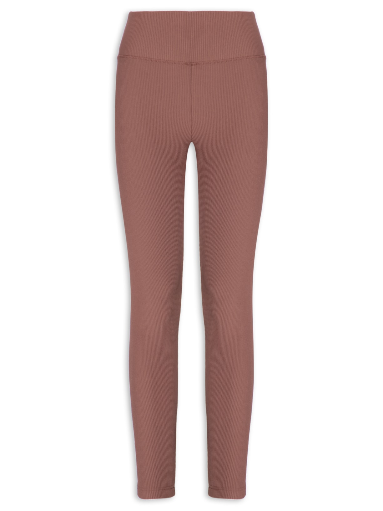 Calça Legging Feminina Life Ribbed III - Marrom
