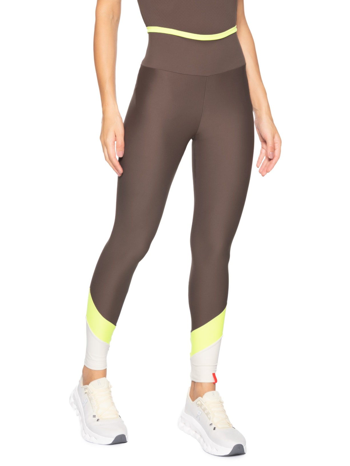 Calça Legging Feminina Lisa Marrom Body For Sure