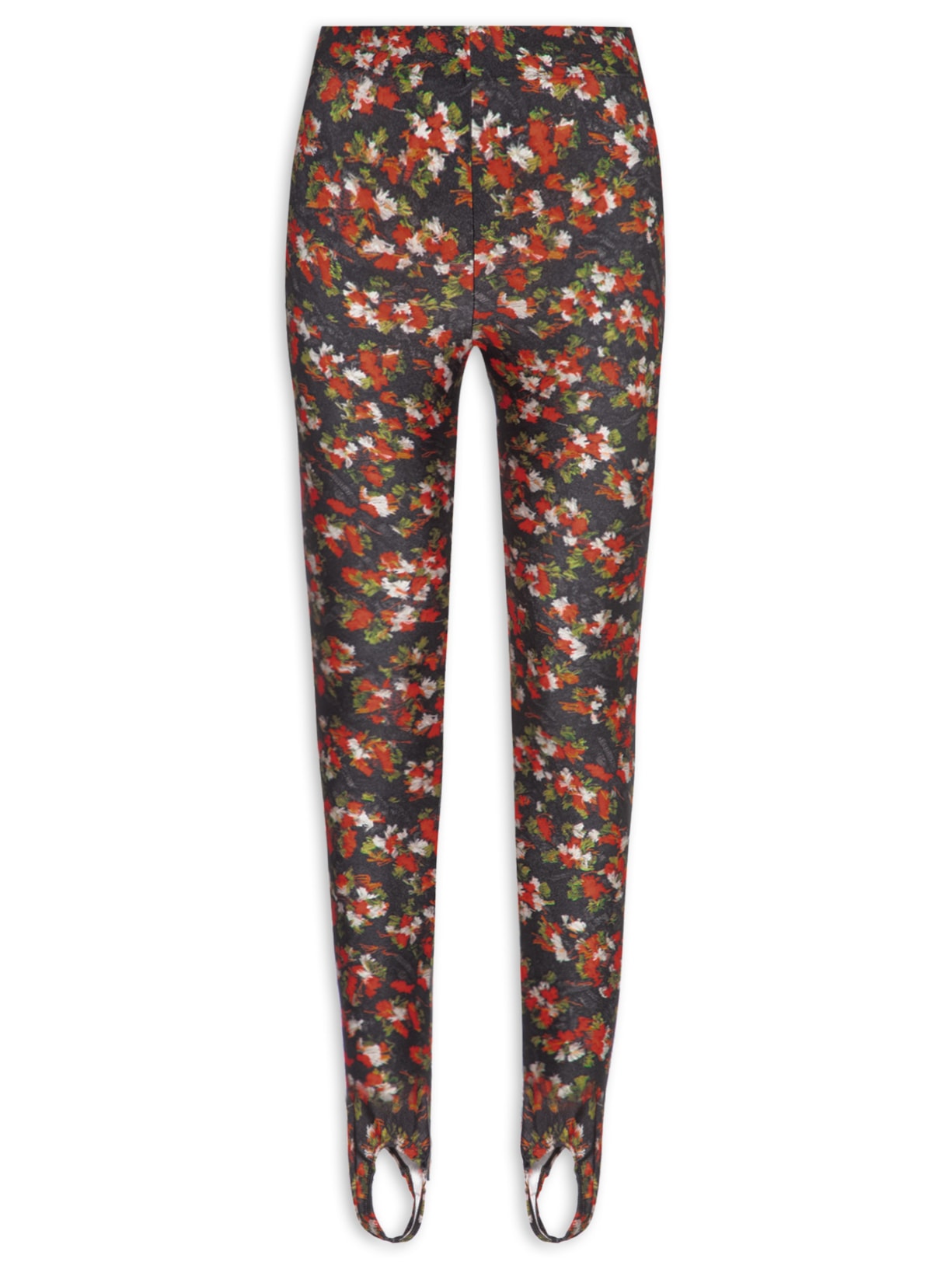 Calça Legging Feminina Lycra Estampada Preto Paula Raia