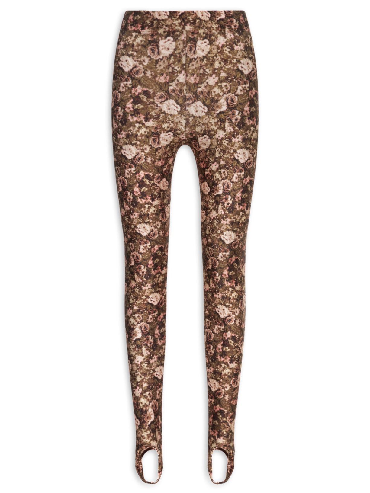Calça Legging Feminina Lycra Estampada Rosa Paula Raia
