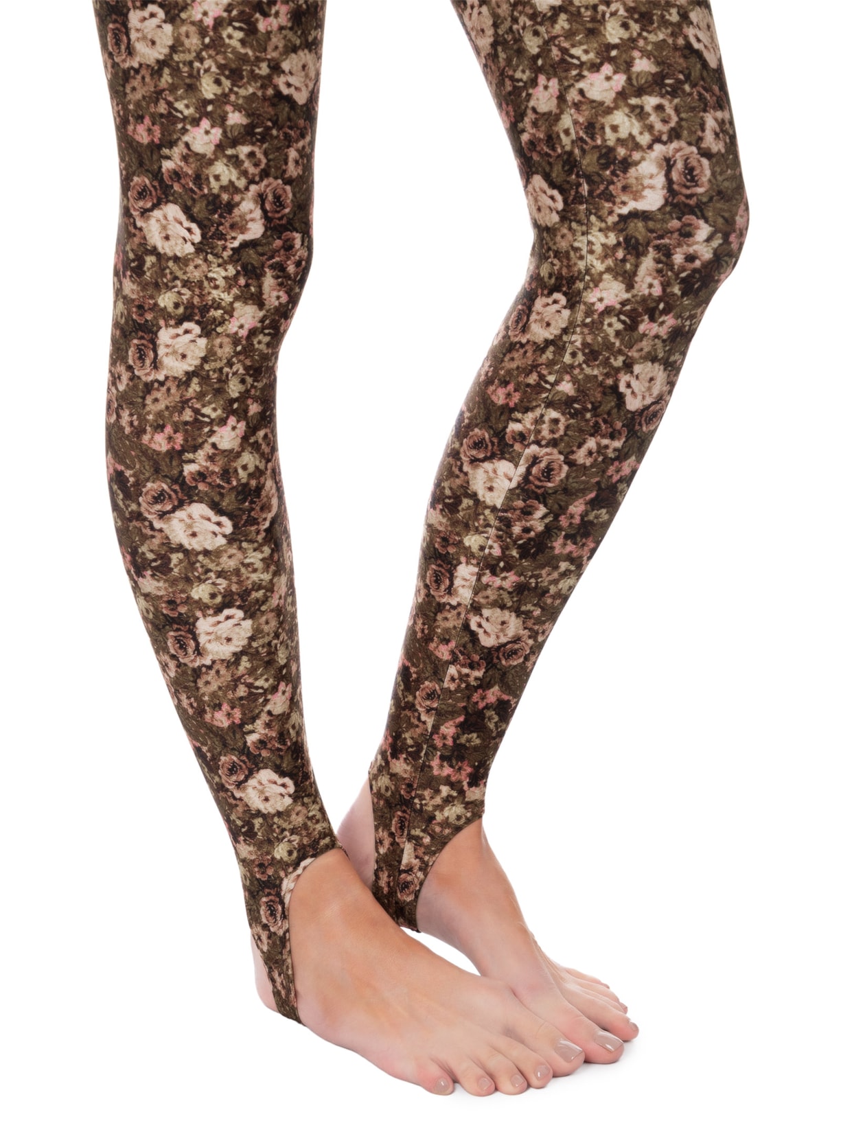 Calça Legging Feminina Lycra Estampada Rosa Paula Raia